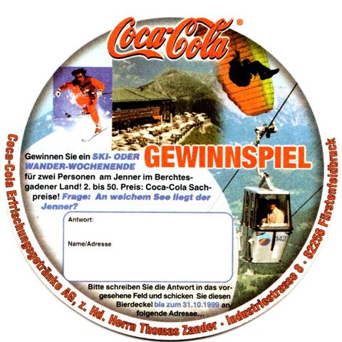 berlin b-be coca cola jenner 2b (rund215-gewinnspiel 1999)